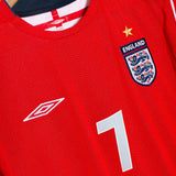 England 2004 Beckham Away Kit (L)