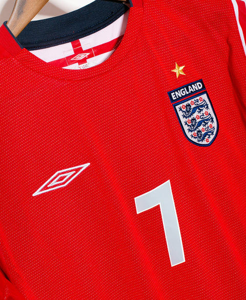 England 2004 Beckham Away Kit (L)