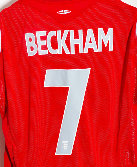 England 2004 Beckham Away Kit (L)