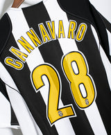 Juventus 2004-05 Cannavaro Home Kit NWT (XL)