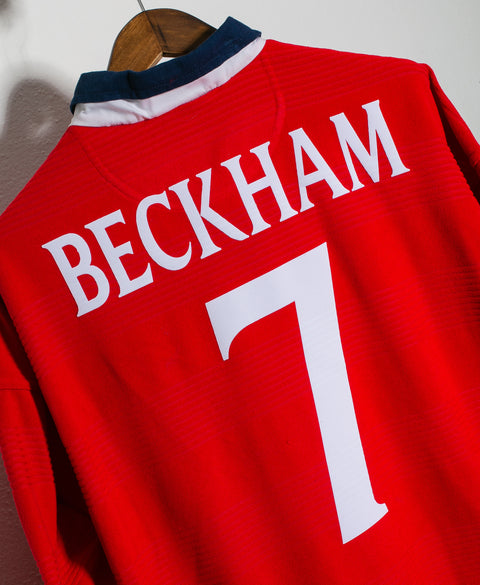 England 2000 Beckham Away Kit (XL)