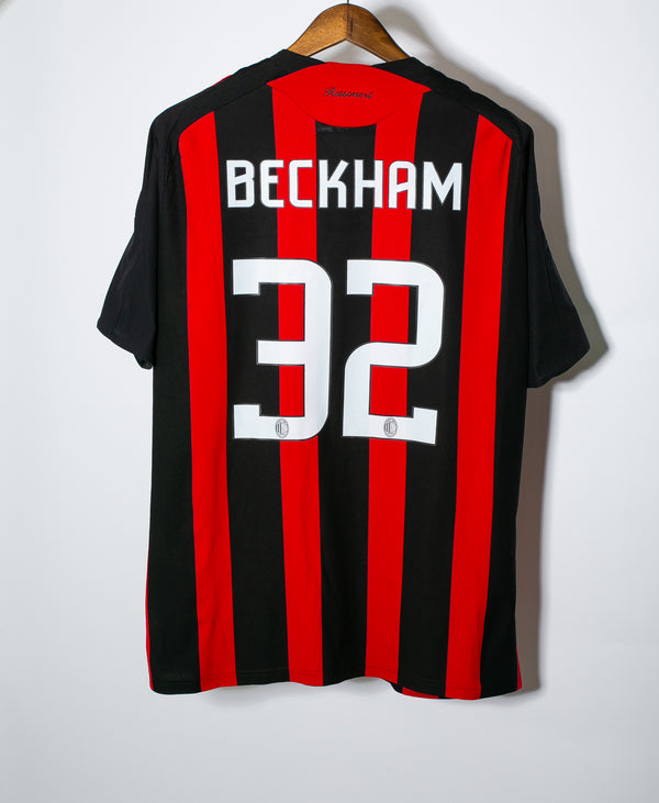 AC Milan 2008-09 Beckham Home Kit (L)