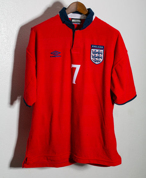 England 2000 Beckham Away Kit (XL)