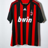 AC Milan 2008-09 Beckham Home Kit (L)