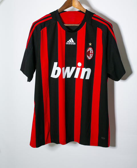 AC Milan 2008-09 Beckham Home Kit (L)