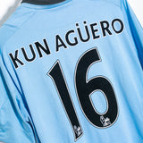 Manchester City 2012-13 Aguero Home Kit (2XL)