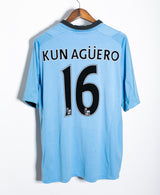 Manchester City 2012-13 Aguero Home Kit (2XL)