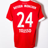 Bayern Munchen 2017-18 Tolisso Home Kit (S)