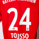 Bayern Munchen 2017-18 Tolisso Home Kit (S)