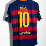 Barcelona 2015-16 Messi Home Kit (L)