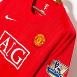 Manchester United 2007-08 Ronaldo Home Kit (2XL)