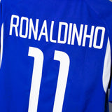 Brazil 2002 Ronaldinho Away Kit (L)