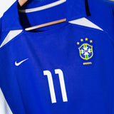 Brazil 2002 Ronaldinho Away Kit (L)