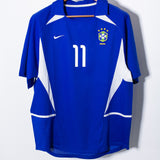 Brazil 2002 Ronaldinho Away Kit (L)