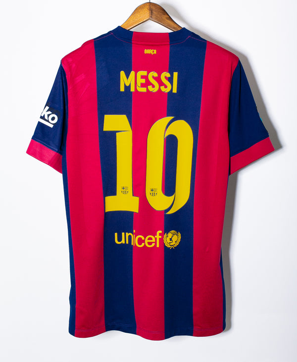 Barcelona 2014-15 Messi Home Kit (L)