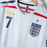 England 2008 Beckham Home Kit (2XL)