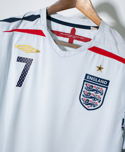 England 2008 Beckham Home Kit (2XL)