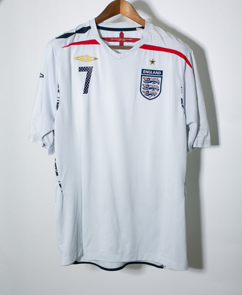 England 2008 Beckham Home Kit (2XL)