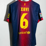 Barcelona 2012-13 Xavi Home Kit (L)