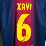 Barcelona 2012-13 Xavi Home Kit (L)