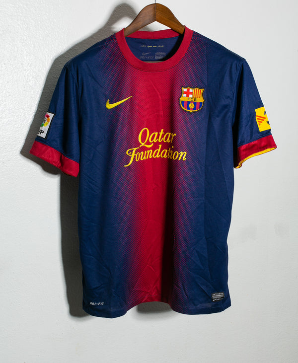 Barcelona 2012-13 Xavi Home Kit (L)