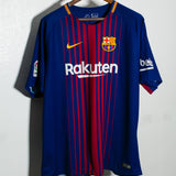 Barcelona 2017-18 Suarez Home Kit (2XL)