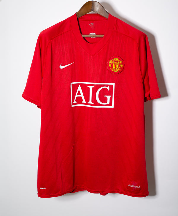 Manchester United 2008-09 Berbatov Home Kit (2XL)