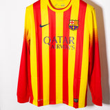 Barcelona 2013-14 Messi Long Sleeve Away Kit NWT (M)