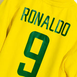 Brazil 2002 Ronaldo Home Kit (XL)