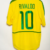 Brazil 2002 Rivaldo Home Kit (L)