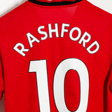 Man United 2019-20 Rashford Home Kit (L)