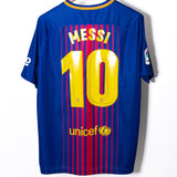 Barcelona 2017-18 Messi Home Kit (XL)