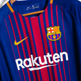 Barcelona 2017-18 Messi Home Kit (XL)