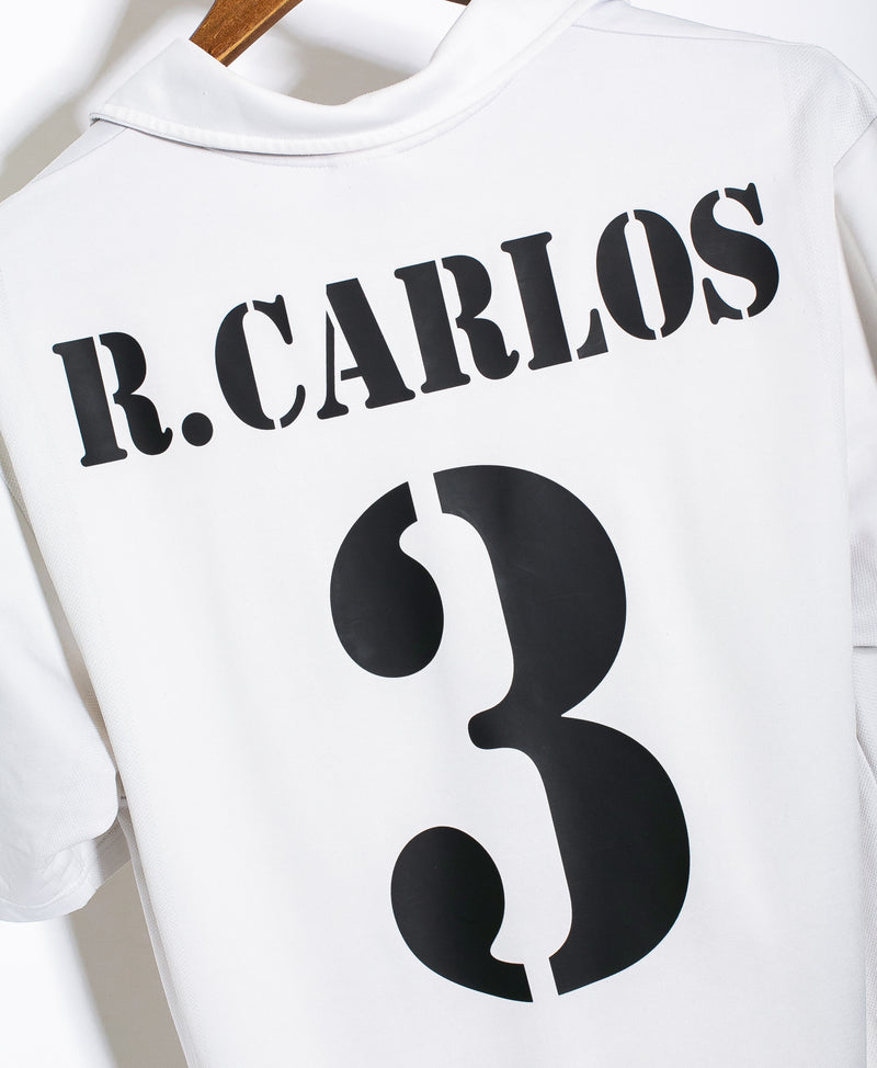 Real Madrid 2001-02 Roberto Carlos Home Kit (M)
