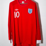 England 2010 Rooney Long Sleeve Away Kit (4XL)