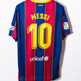 Barcelona 2020-21 Messi Home Kit (2XL)