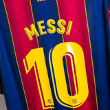 Barcelona 2020-21 Messi Home Kit (2XL)