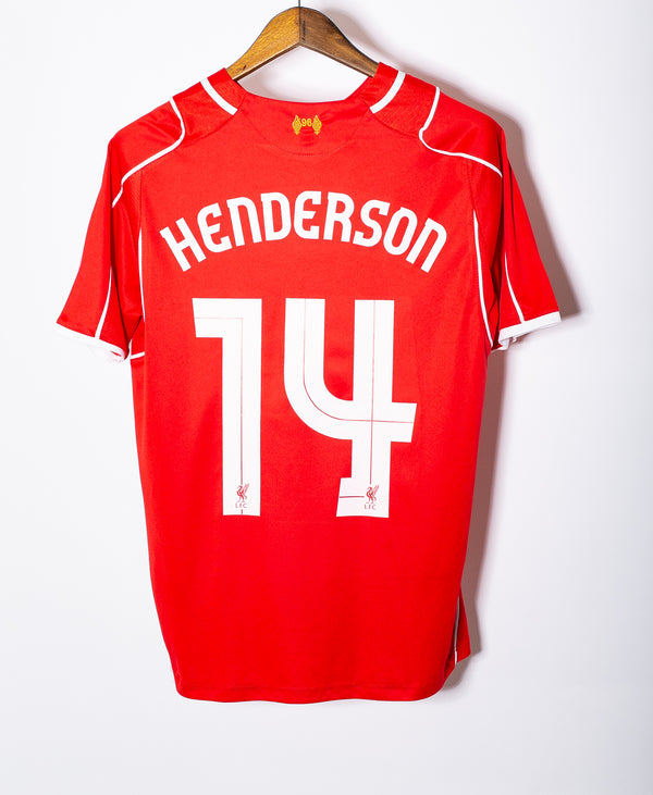 Liverpool 2014-15 Henderson Home Kit (M)