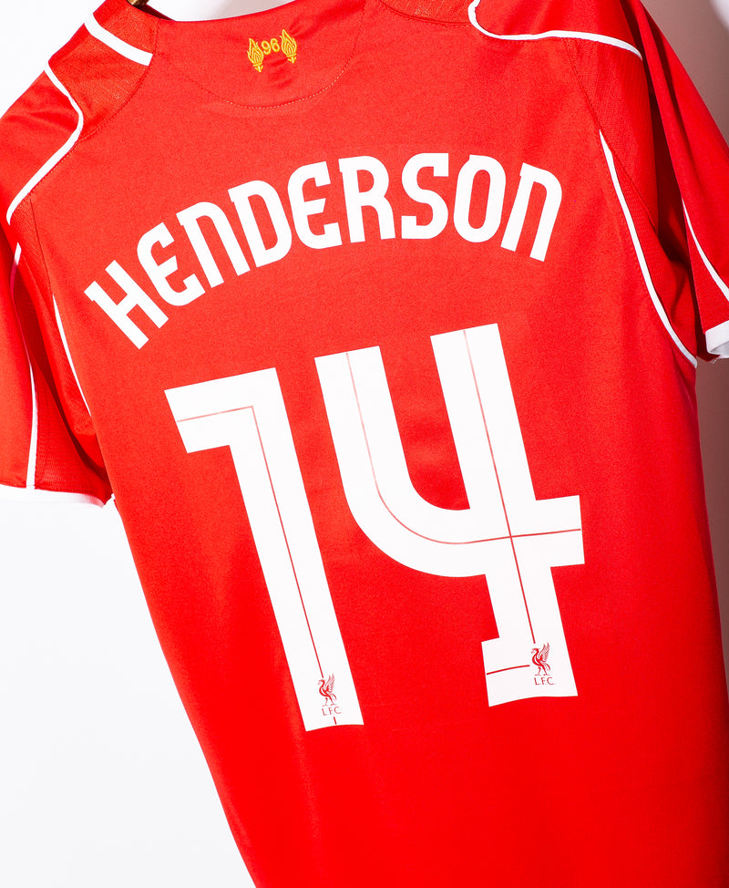Liverpool 2014-15 Henderson Home Kit (M)
