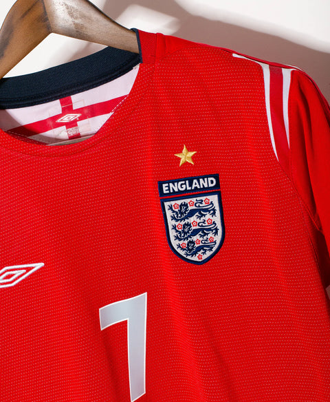 England 2004 Beckham Away Kit (L)