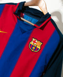 Barcelona 2003-04 Ronaldinho Home Kit (L)
