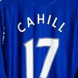 Everton 2007-08 Cahill Long Sleeve Home Kit (L)