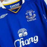 Everton 2007-08 Cahill Long Sleeve Home Kit (L)