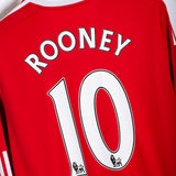 Manchester United 2015-16 Rooney Long Sleeve Home Kit (L)