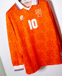 Netherlands 1994 Bergkamp Long Sleeve Home Kit (M)
