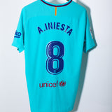 Barcelona 2017-18 Iniesta Player Issue Away Kit (XL)