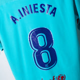 Barcelona 2017-18 Iniesta Player Issue Away Kit (XL)