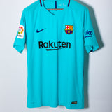 Barcelona 2017-18 Iniesta Player Issue Away Kit (XL)