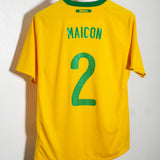Brazil 2010 Maicon Home Kit (L)