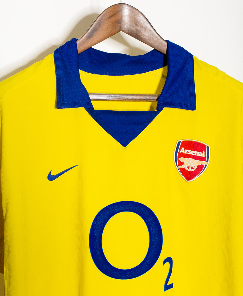 Arsenal 2003-04 Bergkamp Away Kit (2XL)